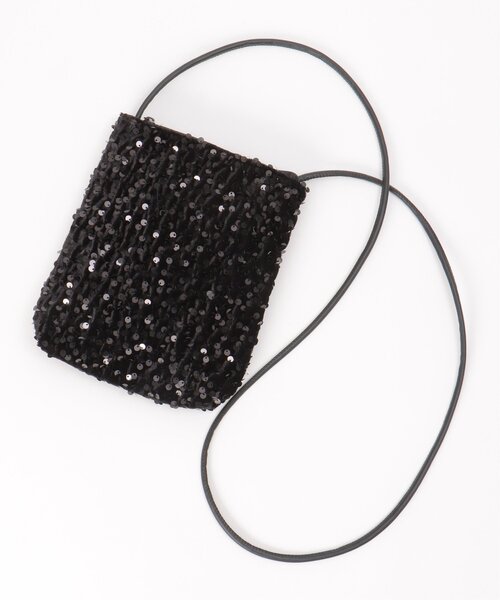 VENCEEXCHANGE（ヴァンスエクスチェンジ）の「スパンコールフラットショルダーバッグ（ショルダーバッグ・レディース・ブラウン/その他2/シルバー/ブラック・FREE）」の8枚目の写真