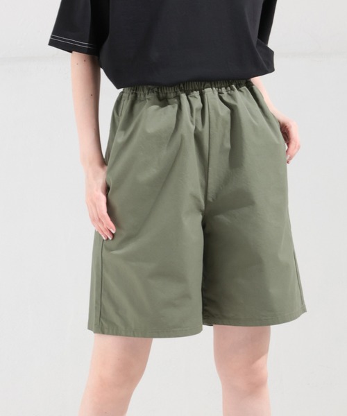 Honeys（ハニーズ）の「イージーハーフパンツ（その他パンツ・レディース・カーキ/ブラック/アイボリー/ブラウン/ベージュ/スミクロ・M/S/SS/LL/L）」の6枚目の写真