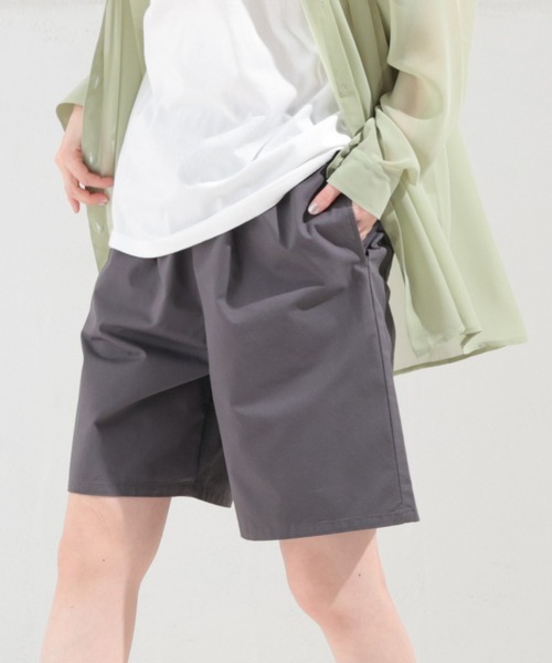 Honeys（ハニーズ）の「イージーハーフパンツ（その他パンツ・レディース・カーキ/ブラック/アイボリー/ブラウン/ベージュ/スミクロ・M/S/SS/LL/L）」の3枚目の写真