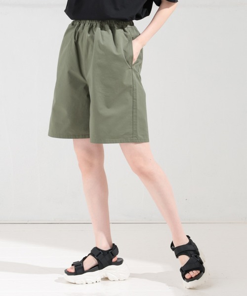 Honeys（ハニーズ）の「イージーハーフパンツ（その他パンツ・レディース・カーキ/ブラック/アイボリー/ブラウン/ベージュ/スミクロ・M/S/SS/LL/L）」の12枚目の写真