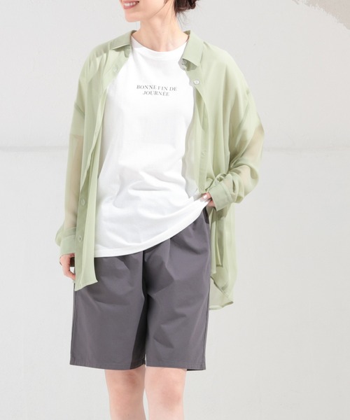 Honeys（ハニーズ）の「イージーハーフパンツ（その他パンツ・レディース・カーキ/ブラック/アイボリー/ブラウン/ベージュ/スミクロ・M/S/SS/LL/L）」の14枚目の写真