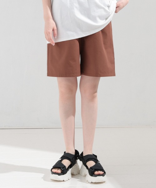 Honeys（ハニーズ）の「イージーハーフパンツ（その他パンツ・レディース・カーキ/ブラック/アイボリー/ブラウン/ベージュ/スミクロ・M/S/SS/LL/L）」の22枚目の写真