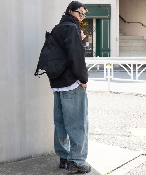 FREAK'S STORE（フリークスストア）の「FREAK’S STORE/フリークスストア Shoulder BAG/コットンナイロン ショルダーバック（ショルダーバッグ・メンズ・オリーブ/ブラック/オフホワイト・ﾌﾘ-）」の8枚目の写真