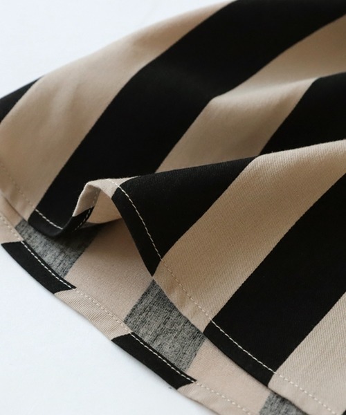 antiqua（アンティカ）の「ストライプワンピース（ワンピース・キッズ・ブラック・160/150/140/130）」の4枚目の写真
