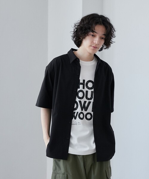 coen(コーエン)の「【C.Mt】FUNCTION MESH SHIRT(シャツ/ブラウス・メンズ・ブラック/ネイビー/ダークグレー・S/M/L/XL)」の4枚目の写真
