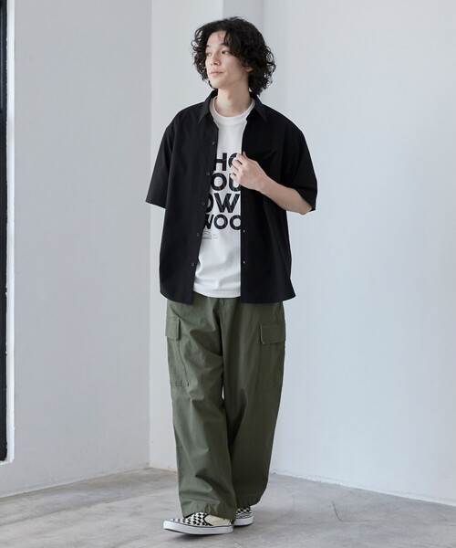 coen(コーエン)の「【C.Mt】FUNCTION MESH SHIRT(シャツ/ブラウス・メンズ・ブラック/ネイビー/ダークグレー・S/M/L/XL)」の7枚目の写真