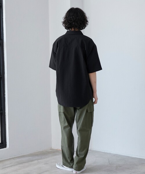 coen(コーエン)の「【C.Mt】FUNCTION MESH SHIRT(シャツ/ブラウス・メンズ・ブラック/ネイビー/ダークグレー・S/M/L/XL)」の9枚目の写真