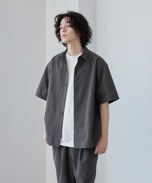 coen(コーエン)の「【C.Mt】FUNCTION MESH SHIRT(シャツ/ブラウス・メンズ・ブラック/ネイビー/ダークグレー・S/M/L/XL)」の11枚目の写真