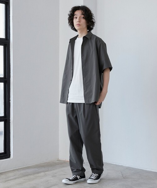 coen(コーエン)の「【C.Mt】FUNCTION MESH SHIRT(シャツ/ブラウス・メンズ・ブラック/ネイビー/ダークグレー・S/M/L/XL)」の14枚目の写真