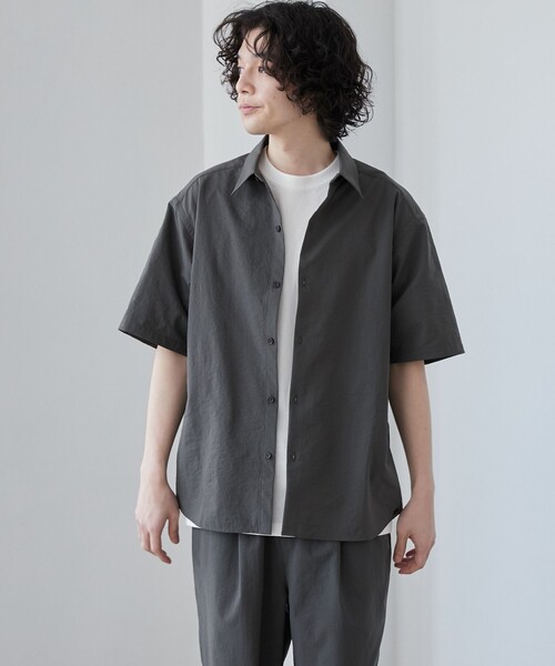 coen(コーエン)の「【C.Mt】FUNCTION MESH SHIRT(シャツ/ブラウス・メンズ・ブラック/ネイビー/ダークグレー・S/M/L/XL)」の15枚目の写真
