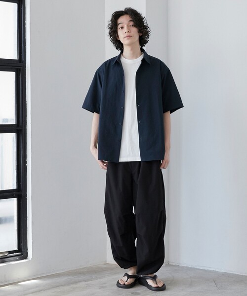 coen(コーエン)の「【C.Mt】FUNCTION MESH SHIRT(シャツ/ブラウス・メンズ・ブラック/ネイビー/ダークグレー・S/M/L/XL)」の19枚目の写真