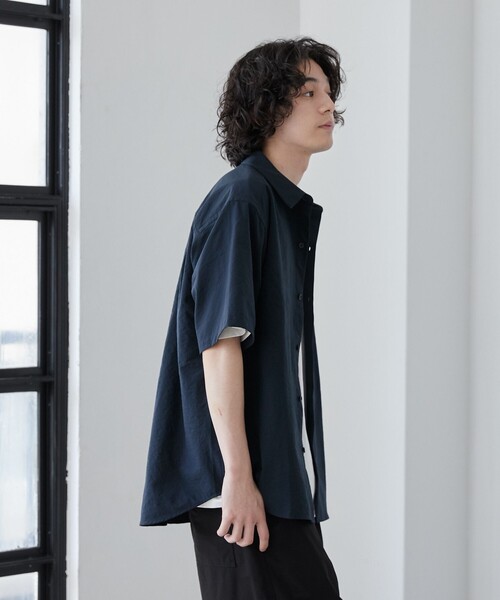 coen(コーエン)の「【C.Mt】FUNCTION MESH SHIRT(シャツ/ブラウス・メンズ・ブラック/ネイビー/ダークグレー・S/M/L/XL)」の22枚目の写真