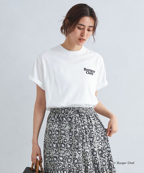 GOOD ROCK SPEED(グッドロックスピード)の「【別注】<GOOD ROCK SPEED>Burger Chef ショートスリーブ Tシャツ(Tシャツ/カットソー・レディース・ブラック/オフホワイト/ワインレッド・FREE)」の1枚目の写真