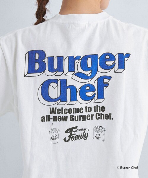 GOOD ROCK SPEED(グッドロックスピード)の「【別注】<GOOD ROCK SPEED>Burger Chef ショートスリーブ Tシャツ(Tシャツ/カットソー・レディース・ブラック/オフホワイト/ワインレッド・FREE)」の10枚目の写真