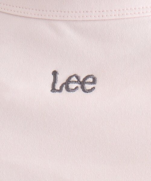 Lee(リー)の「<Lee×grove(別注色あり)> COMPACT FIT LOGO T-SHIRT(Tシャツ/カットソー・レディース・ベビーピンク/ダークグレー/ホワイト・02/03)」の15枚目の写真