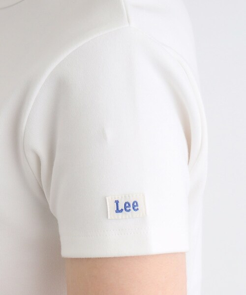 Lee(リー)の「<Lee×grove(別注色あり)> COMPACT FIT LOGO T-SHIRT(Tシャツ/カットソー・レディース・ベビーピンク/ダークグレー/ホワイト・02/03)」の21枚目の写真