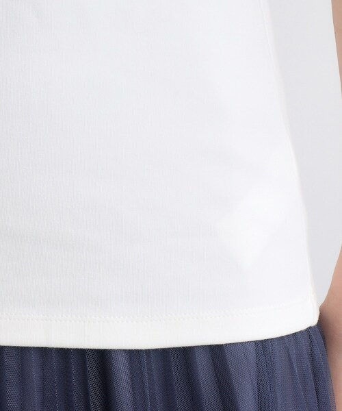 Lee(リー)の「<Lee×grove(別注色あり)> COMPACT FIT LOGO T-SHIRT(Tシャツ/カットソー・レディース・ベビーピンク/ダークグレー/ホワイト・02/03)」の22枚目の写真