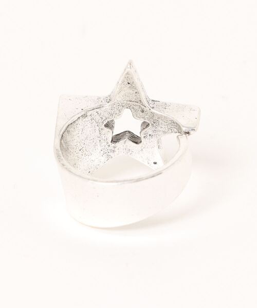 TONE SELECT GOODS（トーンセレクトグッズ）の「【urge select】ヴィンテージデザイン スターモチーフ シルバー リング（リング・レディース・アンティークシルバー・FREE）」の4枚目の写真