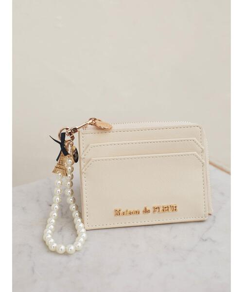 Maison de FLEUR(メゾンドフルール)の「エッフェル塔チャームパールストラップ(キーホルダー・レディース・ブラック・FREE)」の5枚目の写真