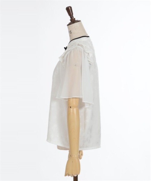 axes femme(アクシーズファム)の「オリエンタルチャイナジャカードブラウス(シャツ/ブラウス・レディース・ホワイト/ブラック/ブルーグリーン・FREE)」の18枚目の写真