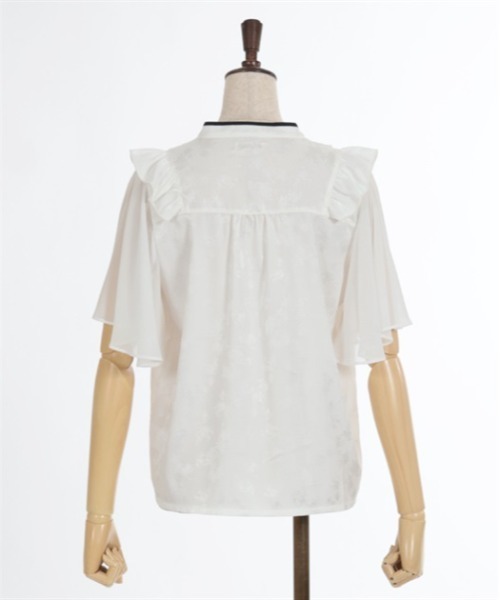 axes femme(アクシーズファム)の「オリエンタルチャイナジャカードブラウス(シャツ/ブラウス・レディース・ホワイト/ブラック/ブルーグリーン・FREE)」の19枚目の写真