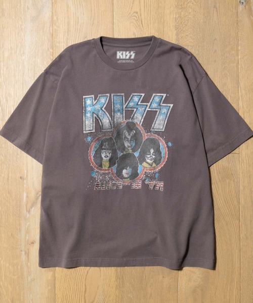 Mac-House(マックハウス)の「GOOD CREW x ROCKコラボTシャツ ROLLING STONES/KISS(Tシャツ/カットソー・メンズ・グレー系2/グレー系1・M/L/XL)」の2枚目の写真