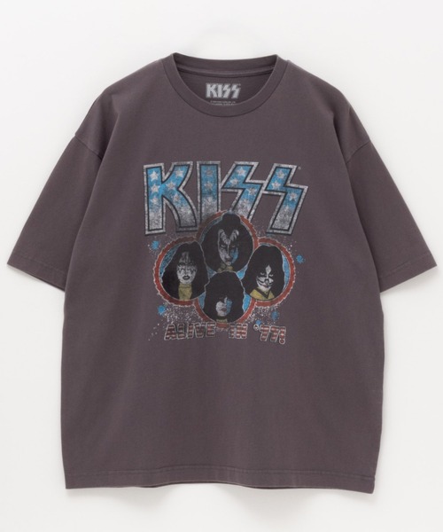 Mac-House(マックハウス)の「GOOD CREW x ROCKコラボTシャツ ROLLING STONES/KISS(Tシャツ/カットソー・メンズ・グレー系2/グレー系1・M/L/XL)」の6枚目の写真
