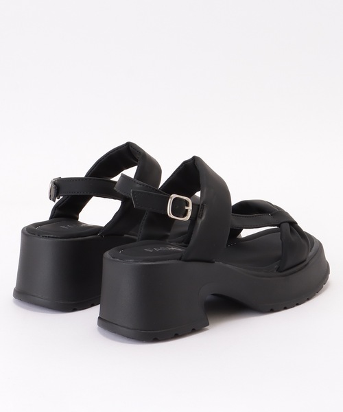 美品★GUCCI・レザー切替 バックストラップリボン サンダル(35C) GUCCI - 美品☆GUCCI・レザー切替 バックストラップリボン