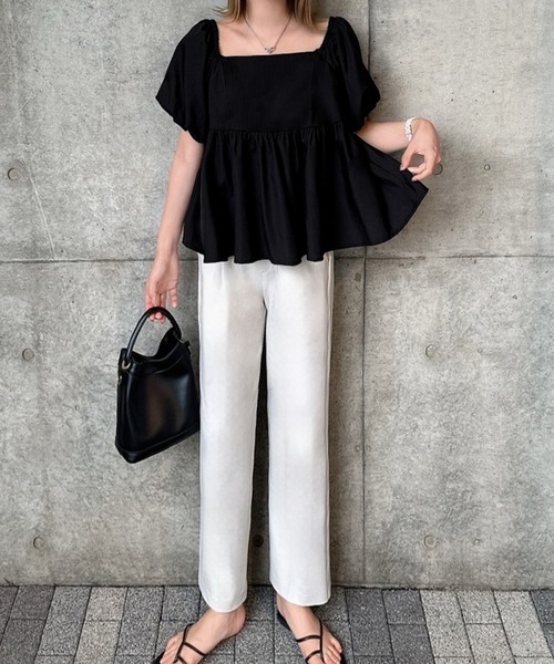 セール】2wayオフショルペプラムブラウス（シャツ/ブラウス）｜JUNOAH