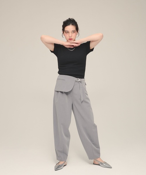 eL（エル）の「【eL】Pocket Belt/130867（ベルト・レディース・ブラック/グレー・FREE）」の18枚目の写真