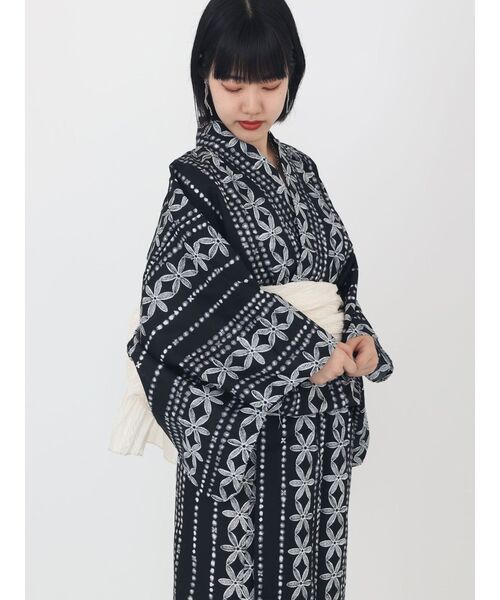 jouetie（ジュエティ）の「レトロストライプ柄浴衣セット（浴衣）」 - WEAR