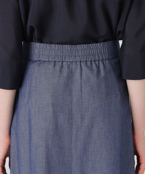 ブルーレーベルクレストブリッジ　コットンライトデニムスカート BLUE LABEL CRESTBRIDGE（ブルーレーベルクレストブリッジ）の