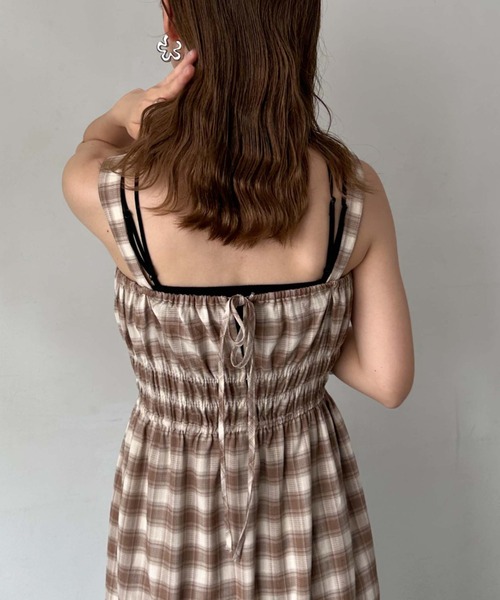 archives（アルシーヴ）の「マルチｗａｙリボンシャーリングワンピース（ワンピース・レディース・ブラウン/ブラック・MEDIUM）」の9枚目の写真