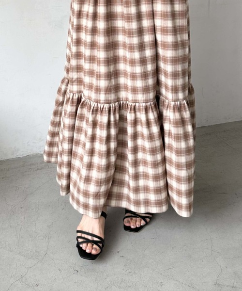 archives（アルシーヴ）の「マルチｗａｙリボンシャーリングワンピース（ワンピース・レディース・ブラウン/ブラック・MEDIUM）」の11枚目の写真