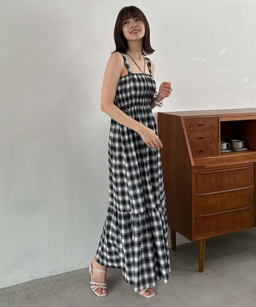 archives（アルシーヴ）の「マルチｗａｙリボンシャーリングワンピース（ワンピース・レディース・ブラウン/ブラック・MEDIUM）」の12枚目の写真