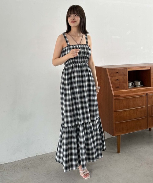 archives（アルシーヴ）の「マルチｗａｙリボンシャーリングワンピース（ワンピース・レディース・ブラウン/ブラック・MEDIUM）」の15枚目の写真