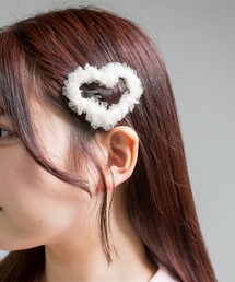 OLIVE des OLIVE | ラメチュールハートヘアピン(ヘアピン)