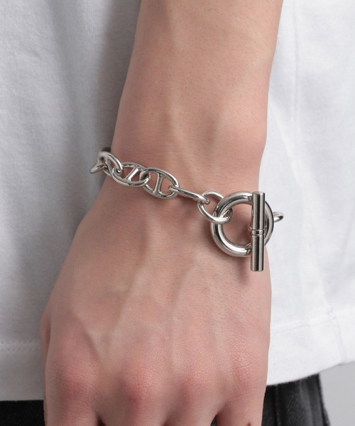 HARE アクセ ステンレスピッグノーズネックレス ブラスバングル バラ売り可 HARE アクセ ステンレスピッグノーズネックレス ブラスバングル