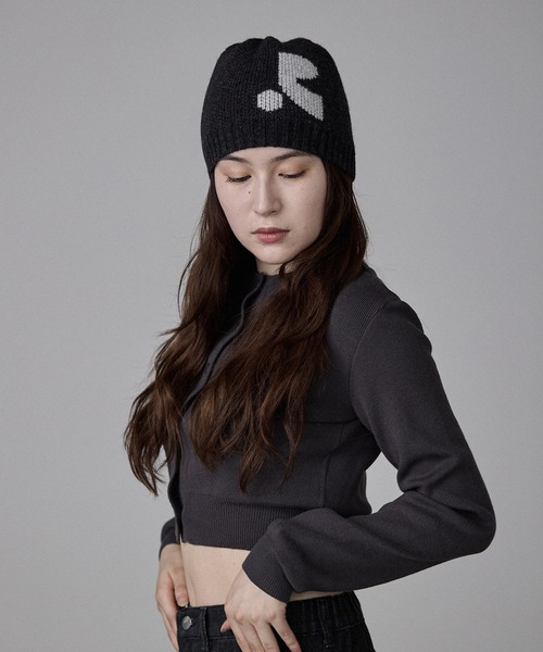 Rest&Recreation(レストアンドレクリエーション)の「Rest&Recreation/レストアンドレクリエーション RR LOGO JACQUARD BEANIE ビーニー(ニットキャップ/ビーニー・レディース・スカイブルー/ブラック/ベージュ・FREE)」の22枚目の写真