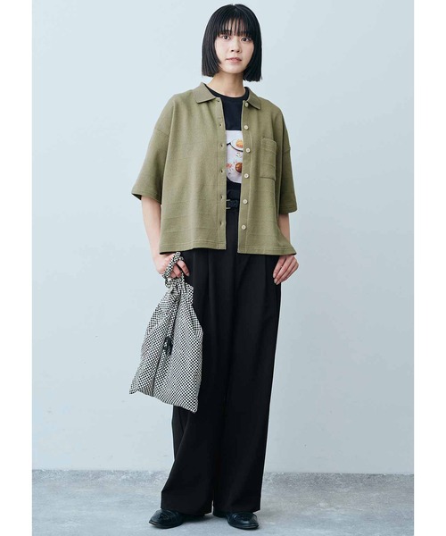 THREE FIFTY STANDARD（スリーフィフティースタンダード）の「ＴＨＲＥＥ　ＦＩＦＴＹ　ＳＴＡＮＤＡＲＤ　小谷実由さんとつくった想い出のフォトＴシャツ〈チャコールグレー〉（Tシャツ/カットソー・レディース・チャコールグレー・X-LARGE/LARGE/MEDIUM/XX-LARGE）」の13枚目の写真