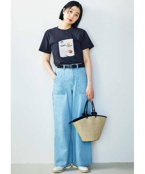 THREE FIFTY STANDARD（スリーフィフティースタンダード）の「ＴＨＲＥＥ　ＦＩＦＴＹ　ＳＴＡＮＤＡＲＤ　小谷実由さんとつくった想い出のフォトＴシャツ〈チャコールグレー〉（Tシャツ/カットソー・レディース・チャコールグレー・X-LARGE/LARGE/MEDIUM/XX-LARGE）」の14枚目の写真