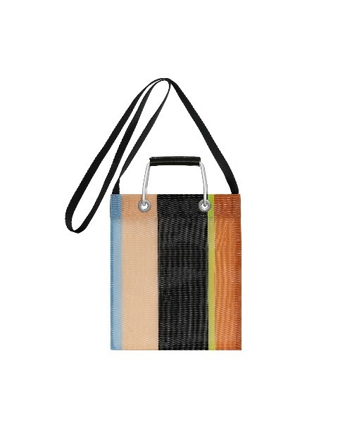 MARNI MARKET（マルニマーケット）の「ストライプミニショルダーバッグ（ショルダーバッグ・レディース・マルチブラウン・FREE）」の2枚目の写真