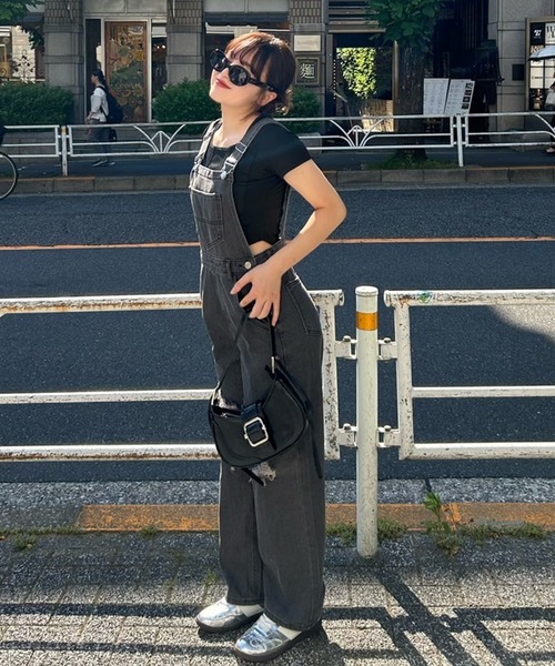 RiLi(リリ)の「オープンデコルテクロップドトップス【RL】(Tシャツ/カットソー・レディース・ホワイト/グレー/ブラック・S/M)」の22枚目の写真