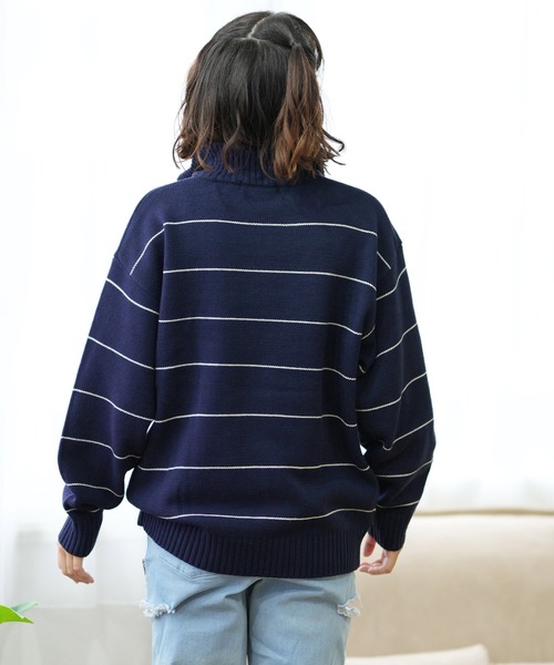 BEVERY HILLS P.C/ビバリーヒルズポロクラブ ハーフジップニット