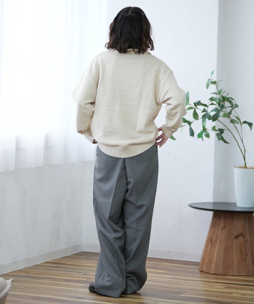 BEVERY HILLS P.C/ビバリーヒルズポロクラブ ハーフジップニット