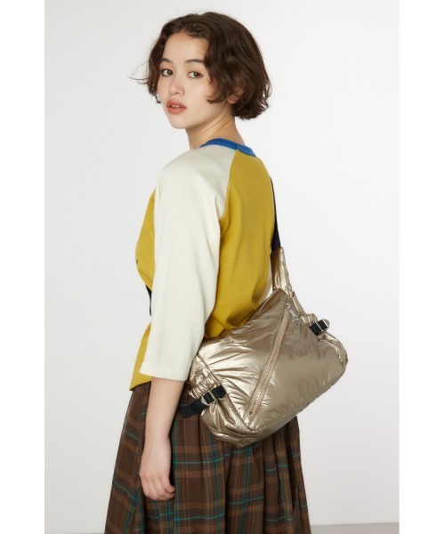 RODEO CROWNS WIDE BOWL(ロデオクラウンズワイドボウル)の「SHINY PUFF BAG(ショルダーバッグ・レディース・シルバー/ブラック/ブロンズ・FREE)」の3枚目の写真
