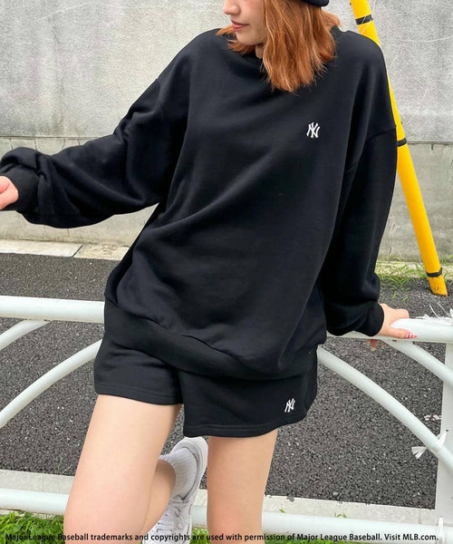 BACK TO THE FIELD（バック トゥー ザ フィールド）の「【MLB】ロゴスウェットセットアップ（ワンピース・レディース・ブラック/ブラウン/グリーン・FREE）」の7枚目の写真
