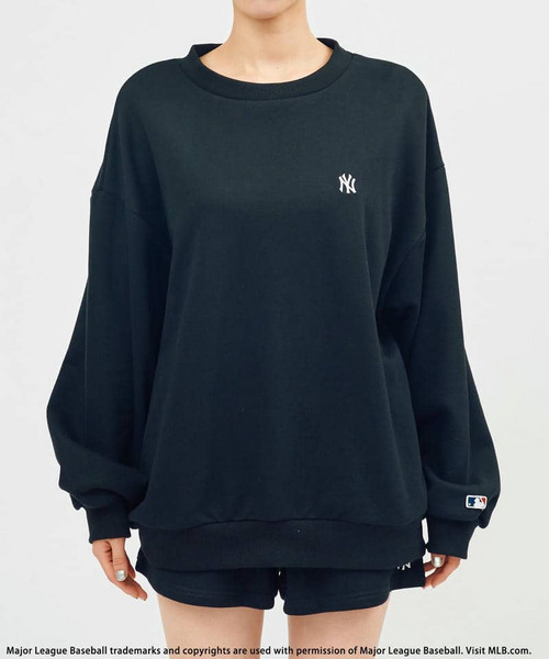 BACK TO THE FIELD（バック トゥー ザ フィールド）の「【MLB】ロゴスウェットセットアップ（ワンピース・レディース・ブラック/ブラウン/グリーン・FREE）」の9枚目の写真