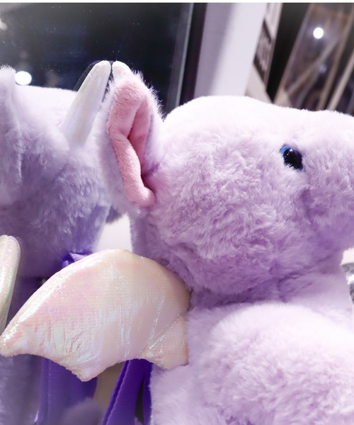 rovtski（ロフトスキー）の「ドラコーンぬいぐるみリュック（バックパック/リュック・キッズ・パープル/その他・FREE）」の7枚目の写真