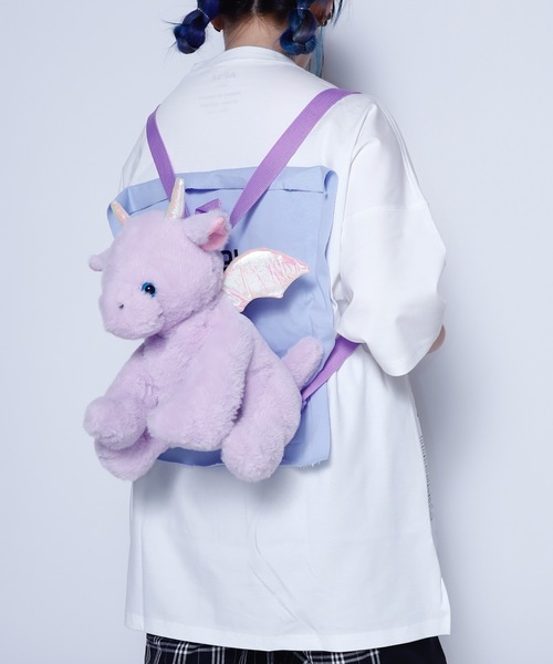 rovtski（ロフトスキー）の「ドラコーンぬいぐるみリュック（バックパック/リュック・キッズ・パープル/その他・FREE）」の10枚目の写真